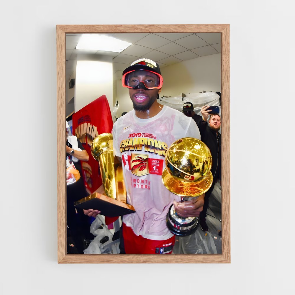 Poster La Victoire de Kawhi – affiche Basketball (vue 4)